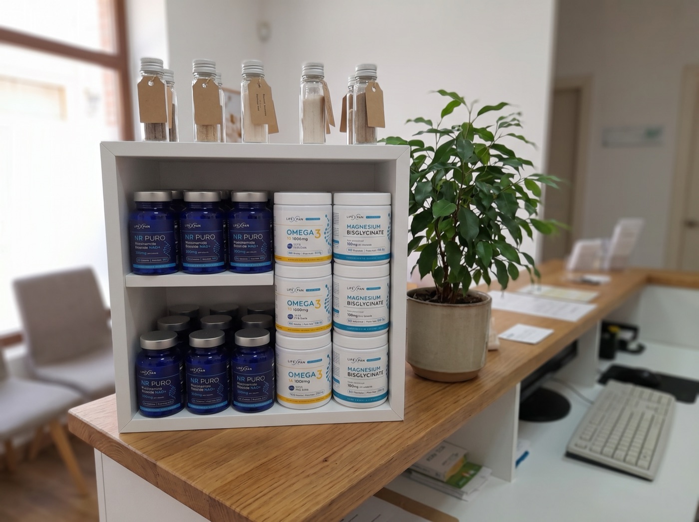 Rincón de LifeXpan en una tienda