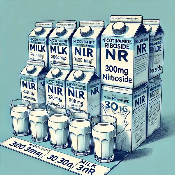 alimentos con nicotinamide riboside en la leche de vaca
