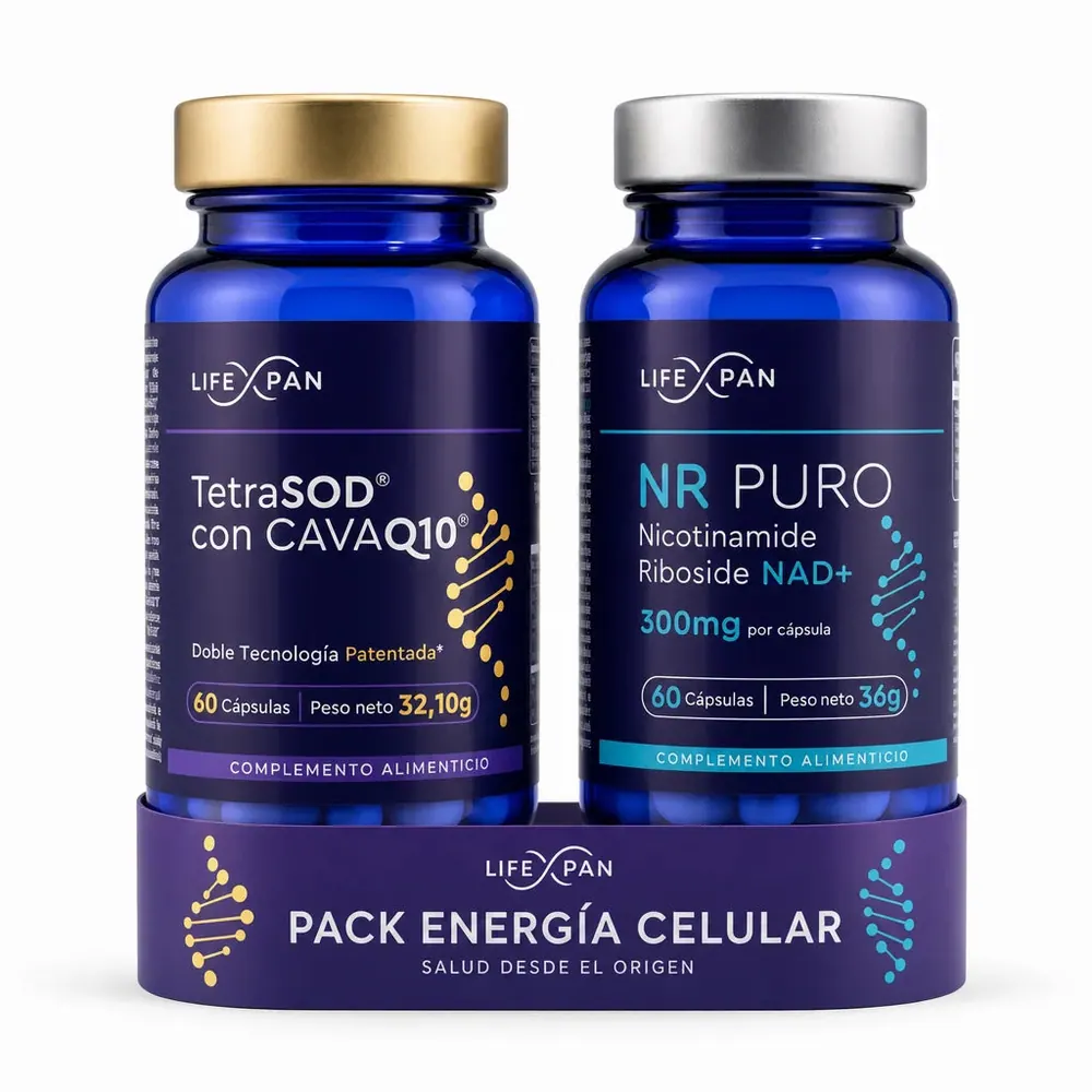 Pack Duo : CavaQ10® avec TetraSOD® + NR PURO 60